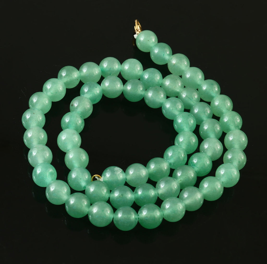 Natural Green Aventurine Beaded Necklace