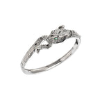 Silver Serpent Pavé Bangle