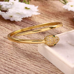 Minimal Serpent Coil Bangle
