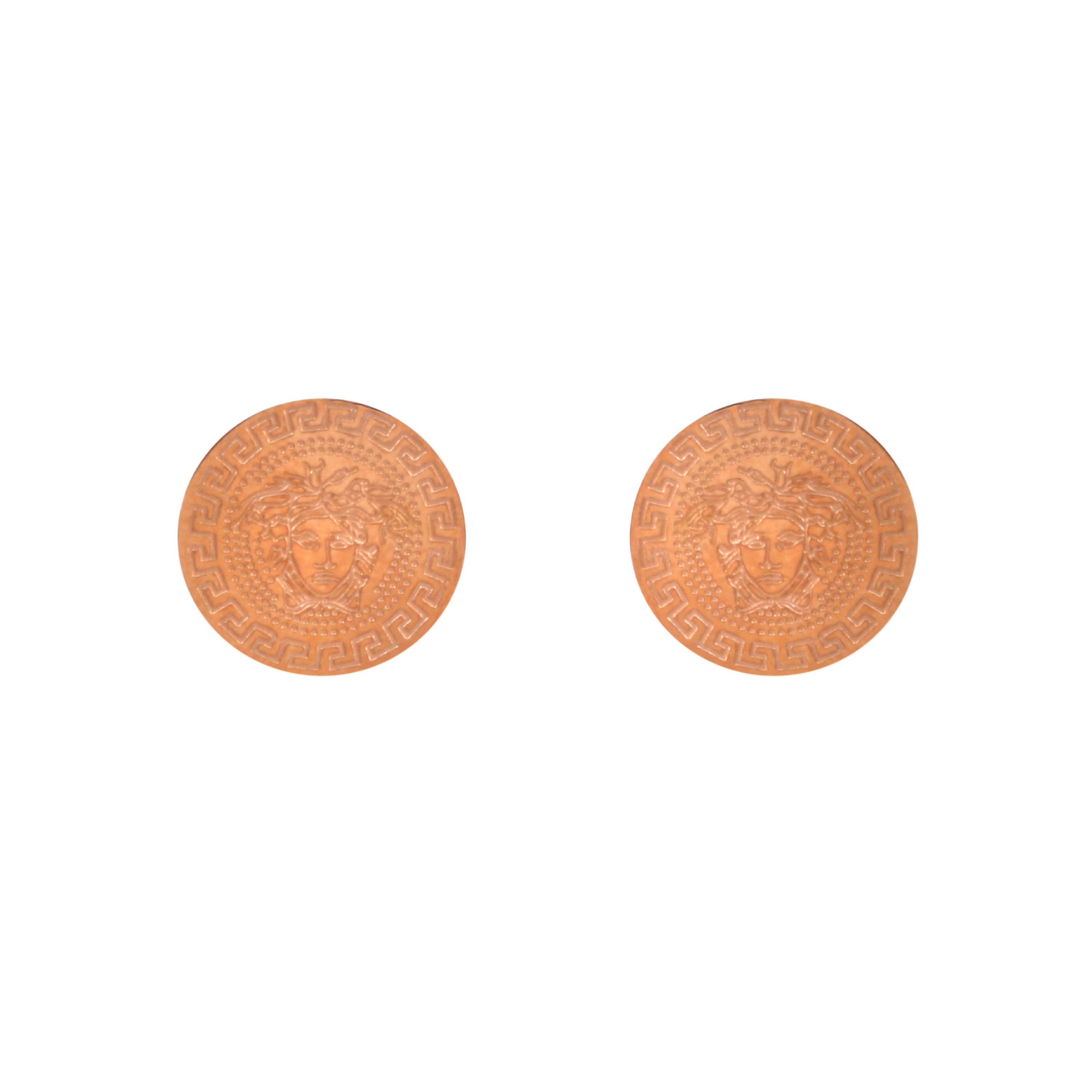 Classic Medusa Coin Studs