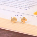 Four Leaf Clover Stud Earrings