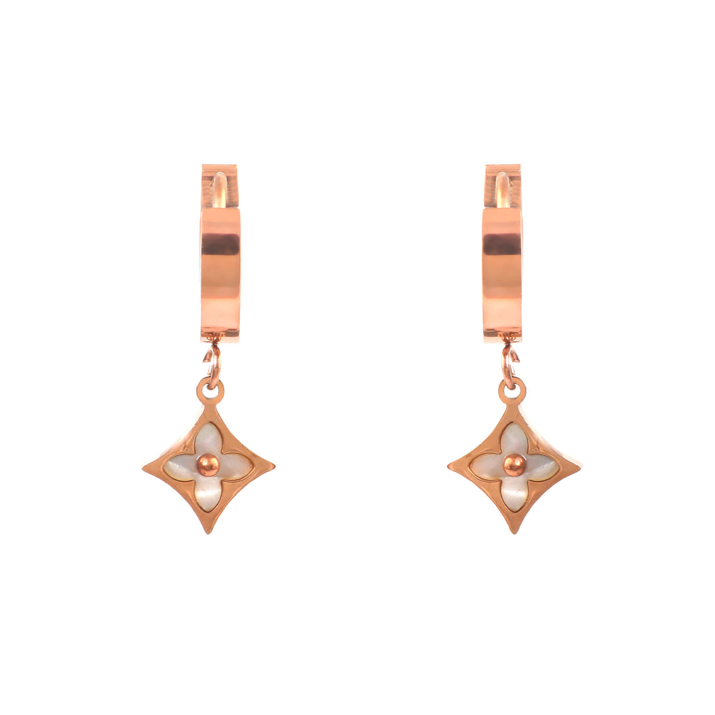 Petite Floral Drop Earrings