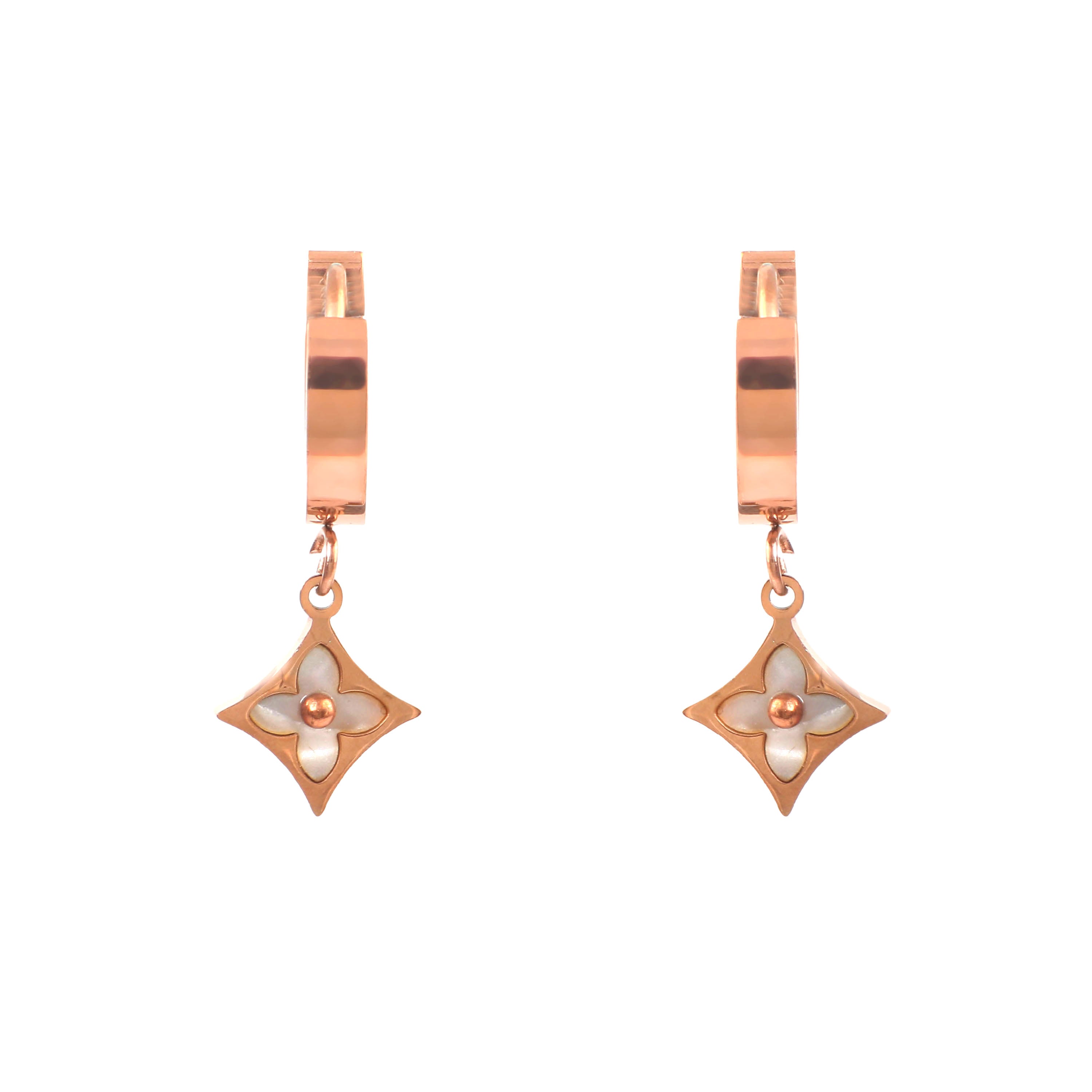 Petite Floral Drop Earrings
