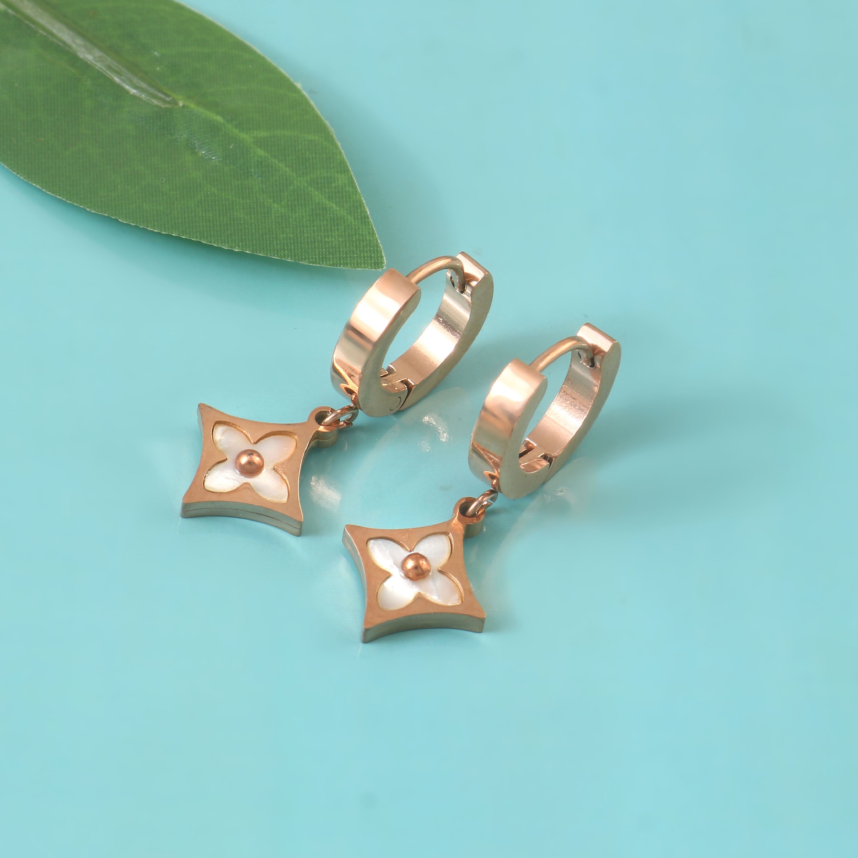 Petite Floral Drop Earrings