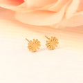 Golden Daisy Studs