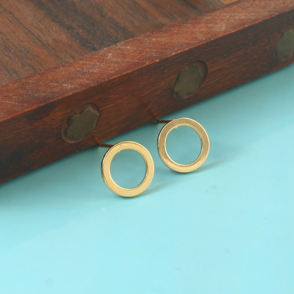 Open Circle Halo Studs