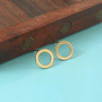 Open Circle Halo Studs