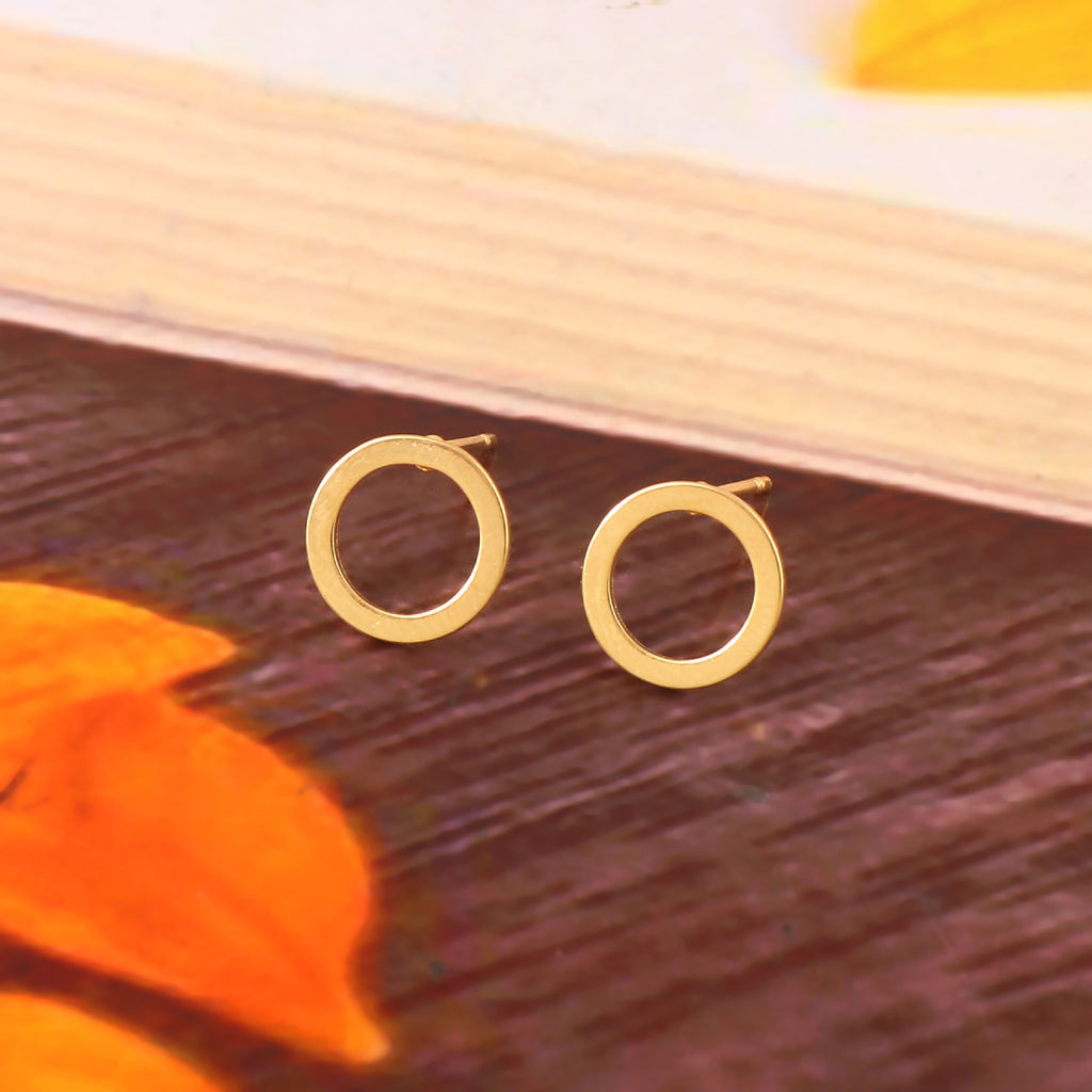 Open Circle Halo Studs