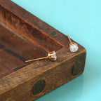 Petite Solitaire Studs (5–6 mm look)