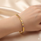 Multi-Stone Minimal Bangle