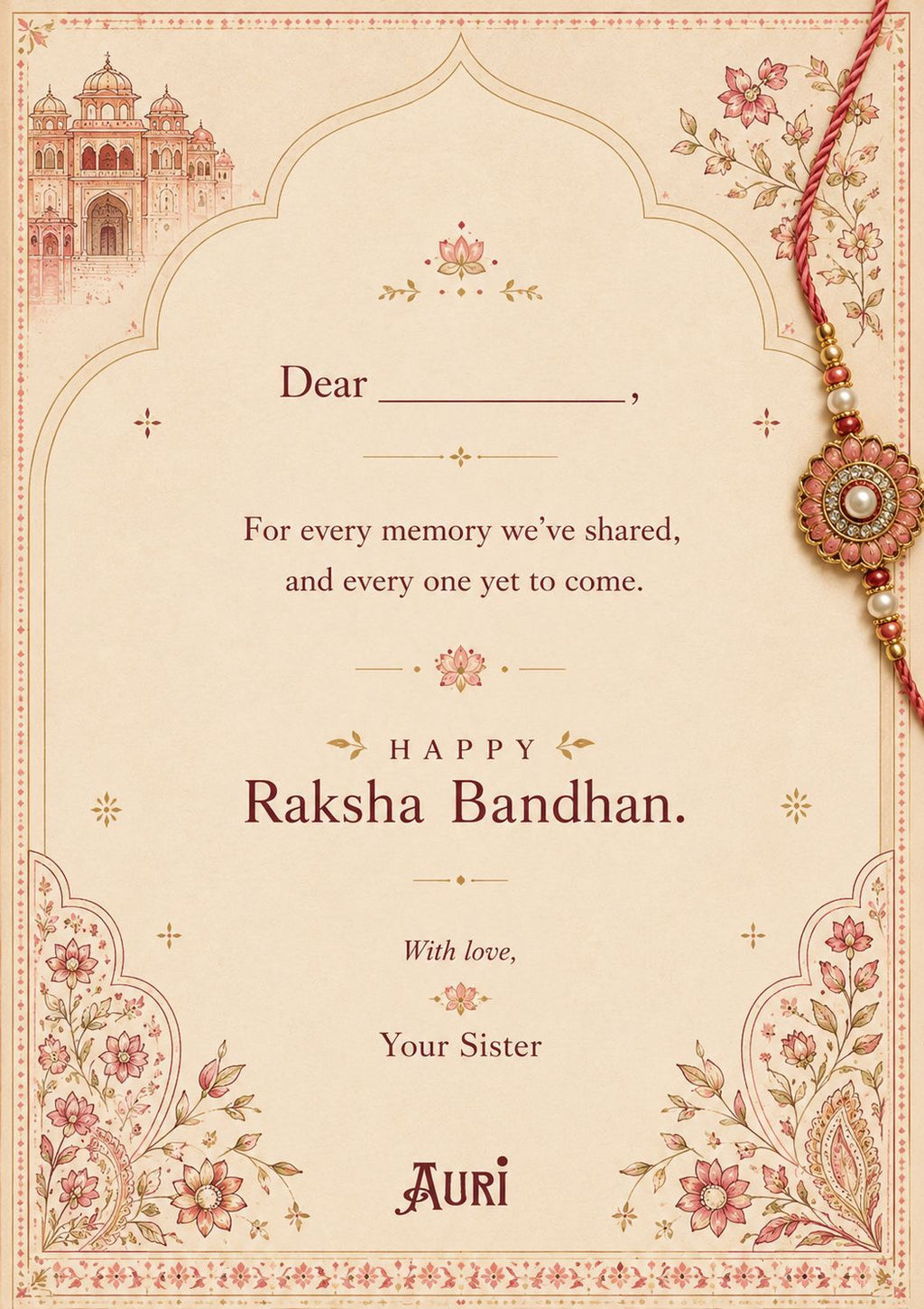 Silver Plated Divine Om Rakhi